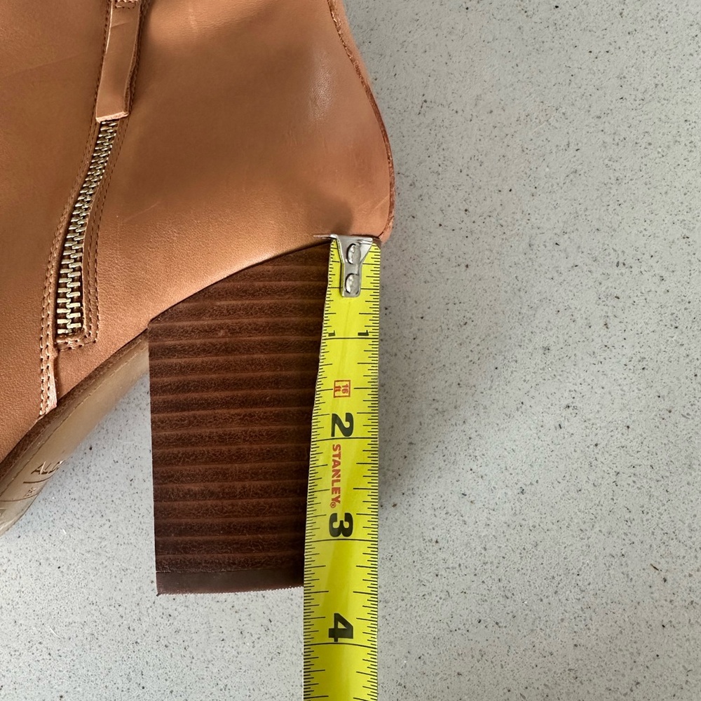 Aldo Tan Leather Ankle Boots - Picture 5 of 6